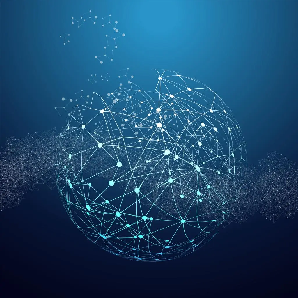 Technology and digital business visual
